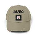 Distressed Baseball Cap — EA/FO Target Graphic